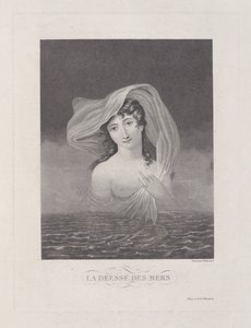 海の女神、1775-1832。 作： Philibert Louis Debucourt
