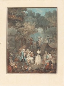 シャトーでの結婚式 作： Philibert Louis Debucourt