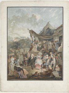 花嫁のメヌエットのメヌエット、1786年 作： Philibert Louis Debucourt