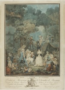 シャトーの夜 作： Philibert Louis Debucourt