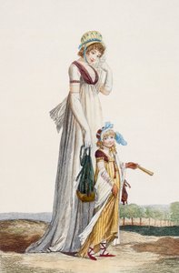 若い母と子、1800 作： Philibert Louis Debucourt