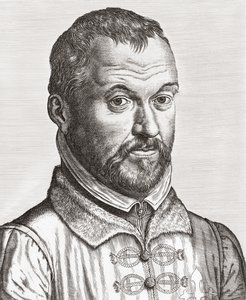 ベニート・アリアス・モンターノ肖像画（プリント） 作： Philip (after) Galle