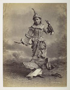 ビルマの踊る少女、ビルマの景色 作： Philip Adolphe Klier