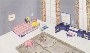 1930年代のインテリア：ブドワール 作： Philip Alexius de Laszlo