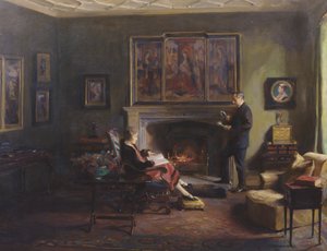 フェアラムの子爵とリー子爵夫人のいる室内 作： Philip Alexius de Laszlo
