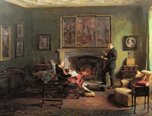 フェアラムの子爵とリー子爵夫人のいる室内 作： Philip Alexius de Laszlo