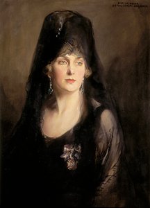 バッテンバーグのビクトリア・ユージニアの肖像（1887-1969）、20世紀（キャンバスに油彩）