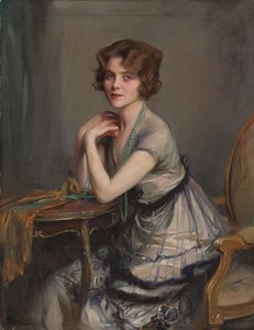 ウィニー・メルヴィル夫人の肖像 作： Philip Alexius de Laszlo