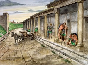 Housesteads ローマン フォート、2 世紀、1990～2010 年頃 作： Philip Corke