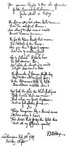 ドッドリッジ博士の詩、1746、1840。 作： Philip Doddridge