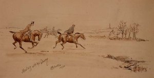 クオンと一緒に狩りをする 作： Philip Eustace Stretton