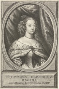 ヘドウィグ・エレオノーラ、スウェーデンの女王の肖像 作： Philip Fruytiers