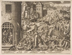 シリーズThe Virtues、1559-60のホープスペス。 作： Philip Galle