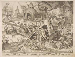 七つの大罪からの欲望の贅沢、1558。 作： Philip Galle