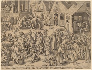 チャリティー [直訳] 作： Philip Galle after Pieter Bruegel the Elder