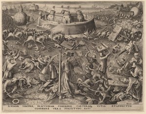 不屈の精神 作： Philip Galle after Pieter Bruegel the Elder