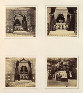 [アルハンブラとライオンの中庭、サウス トランセプトのビュー]、約。 1859年。 作： Philip Henry Delamotte.