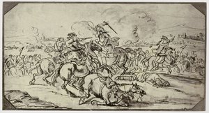 ボルゴニョーネ、戦い 作： Philip Henry Delamotte