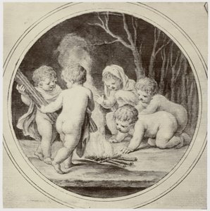 チプリアーニ、冬 作： Philip Henry Delamotte