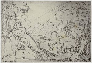 コレッジョ、魂を楽園に運ぶ天使 作： Philip Henry Delamotte