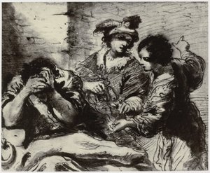 囚人グエルチーノ 作： Philip Henry Delamotte