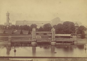 1854 年、シデナムのクリスタル パレスの進行。 作： Philip Henry Delamotte