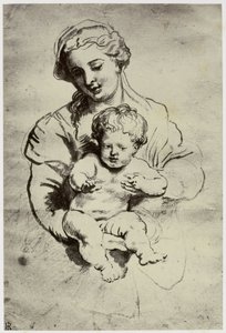 ルーベンス、彼の妻と子供 作： Philip Henry Delamotte