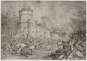 テンペスタ[?]、エルサレムの襲撃 作： Philip Henry Delamotte