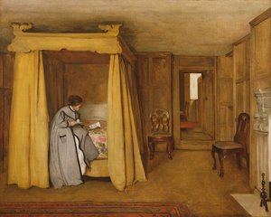 手紙、1866 作： Philip Hermogenes Calderon