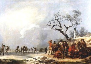 スケートシーン 作： Philip James de Loutherbourg