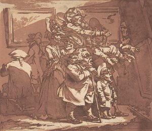 展覧会、1776 年 1 月 29 日、1776 年 1 月 29 日。 作： Philip James de Loutherbourg
