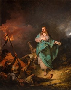 キリストの裏切り、1798年。 作： Philip James de Loutherbourg