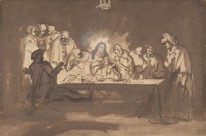 最後の晩餐、1650 年代後半。 作： Philip Koninck