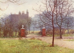 スカーズデールハウス、ケンジントン、1892年からの庭 作： Philip Norman