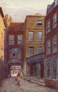 ホワイトホースインのゲートウェイと入り口、フェッターレーン、1898 作： Philip Norman