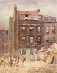 ポーツマスハウス、リンカーンインフィールズの南西コーナー、1904 作： Philip Norman