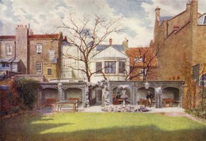 シックスベルズタバーンとボウリンググリーン、チェルシー、1900 作： Philip Norman