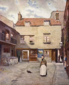 ホワイトハートヤード、ブルックストリート、ホルボーン、1903年 作： Philip Norman