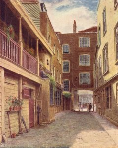 ヤードオブオールドベルイン、ホルボーン、北、1897 作： Philip Norman