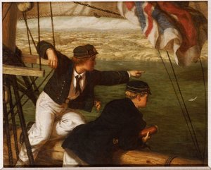 Land Ahoy！、1864 作： Philip Richard Morris