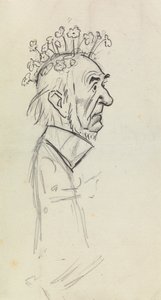 Caricatura Retrato de Gladstone 作： Philip William May