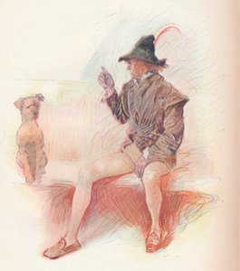 ローンセと彼の犬、1903、1903
