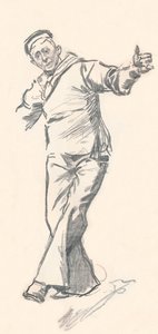フィルメイによる鉛筆画のスケッチ、19世紀1903-1904