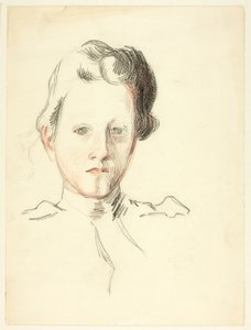 若い女性の肖像 作： Philip William May