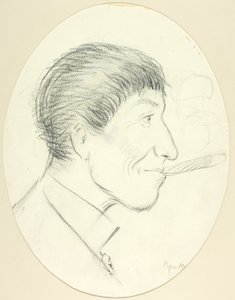 葉巻を吸う男のプロフィール