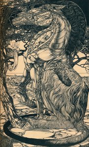 Rustumとシモーグ、c1897