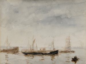 (紙に水彩）。) 作： Philip Wilson Steer