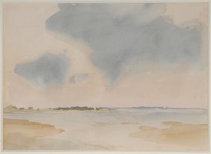 (紙に水彩）。) 作： Philip Wilson Steer