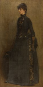グレイの女性：モンゴメリー夫人（キャンバスに油彩） 作： Philip Wilson Steer