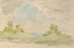 風景（水彩） 作： Philip Wilson Steer